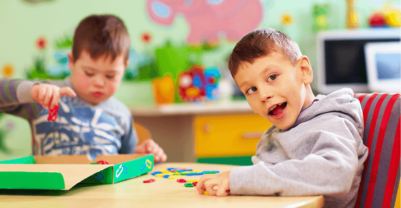 A tutor helping a student with complex and medical needs