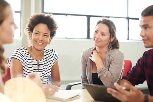 teachers and parents discussing school move