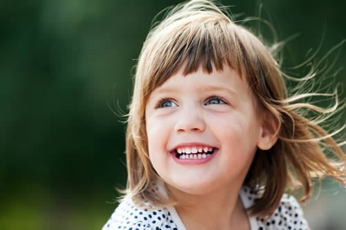 happy child with good mental health