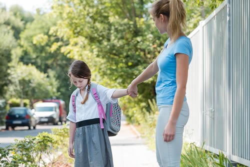 girl with autism not trusting tutor