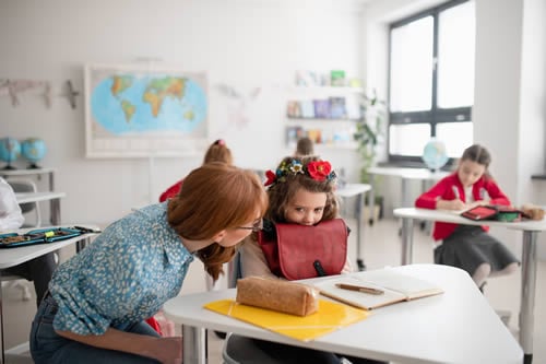 girl withdrawn at school