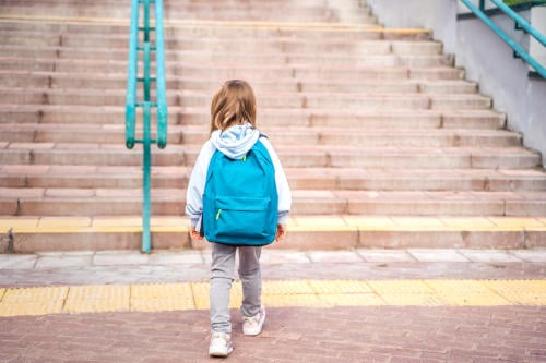 child late for school sign of trauma
