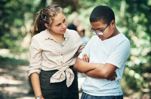 child unhappy on summer outing
